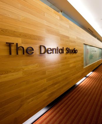 dental clinic on wood interior design